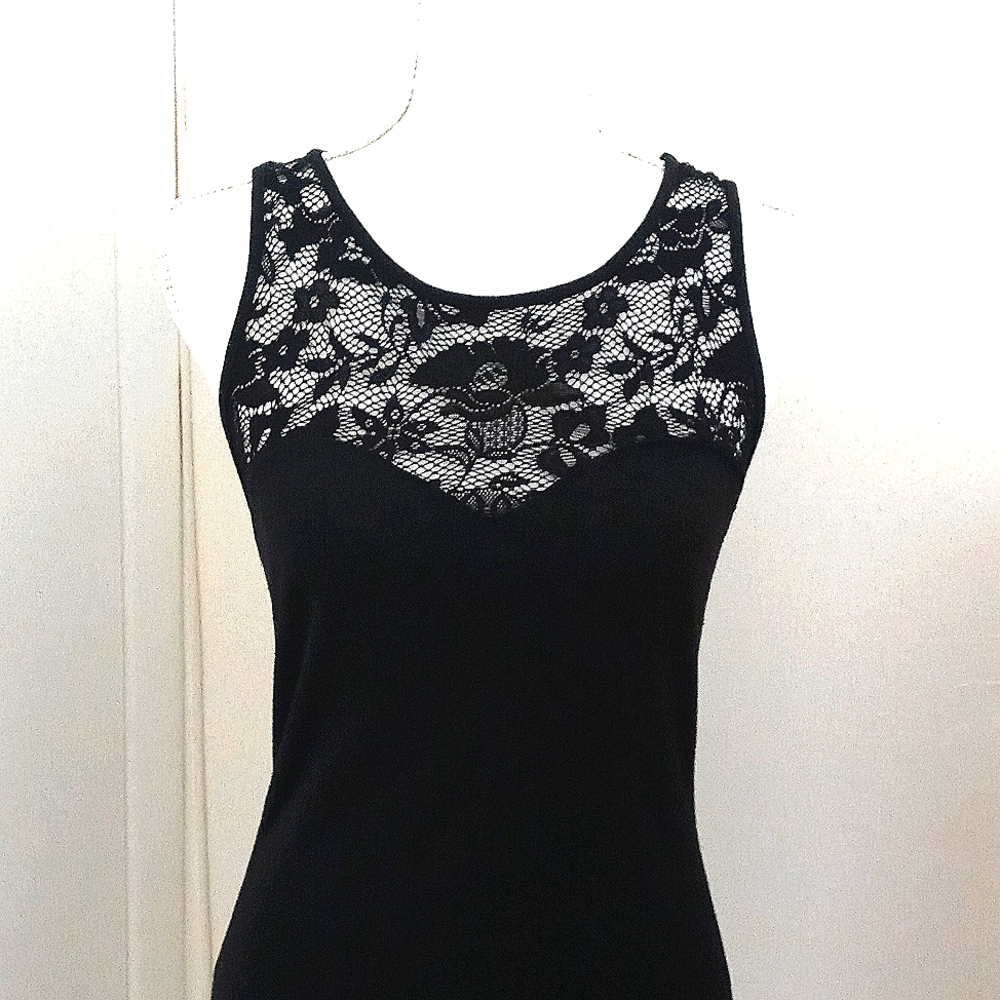 Women's Forever 21 Little Black Body Con Dress L